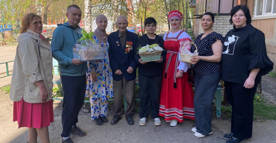 Акция «В гости к ветерану» продолжается