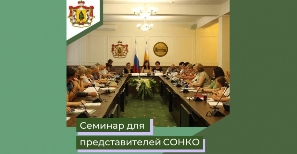 Семинар для представителей СОНКО
